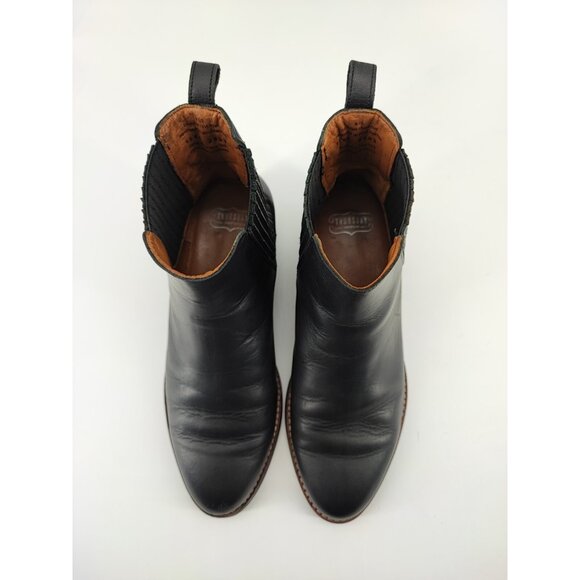 Thursday Boot Company Woman's Dreamer Chelsea Black Leather Boot Size 9 US - Picture 4 of 8